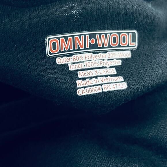 Omni-Wool Shirt Baselayer Mens Casual Knit Athleisure Pullover Outdoors XL - Picture 3 of 5